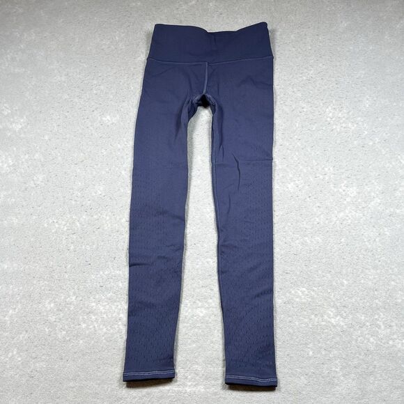 Lululemon Leggings Womens Size 6 Dazed Reveal Vortex Mesh Fabric Yoga Athleisure - Picture 1 of 11